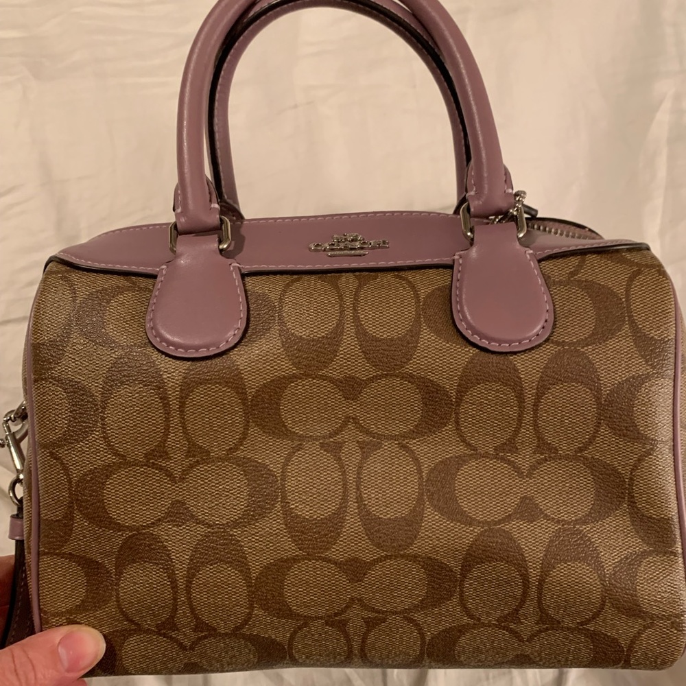 Coach canvas satchel